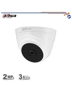 Dahua HAC-T1A21 DOME IR  4IN1 -HDCVI/TVI/CVBS/AHD 2.0Mp ottica 2,8 da interno sensore progressivo 1/2.7" CMOS da, risoluzione 1.