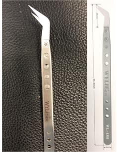 Pinzette becchi curvi in ceramica isolante e corpo acciaio - [RCUTWC001]