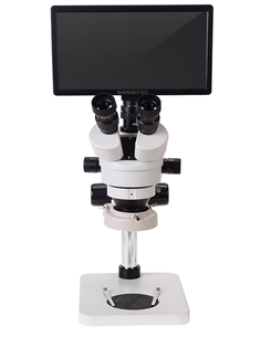 Microscopio trinoculare stereo elettronico hdmi 1080p con display 11.6'' - [RCRP100335]