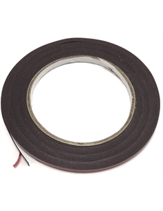 Nastro in schiuma biadesiva polietilenica 0.5mm x 2mm x10m - [RCADT052M]