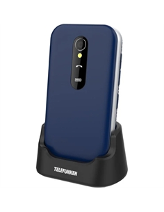 Telefono cellulare conchiglia s450 telefunken 2.8'' blu - [TFKGSMS450B]
