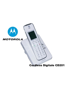 Telefono cordless digitale motorola cd201 - [MOTCD201W]