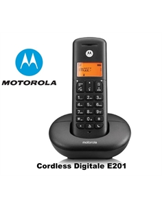 Telefono cordless e201 motorola nero - [MOTOE201B]
