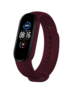 Bracciale in silicone per xiaomi watch band mi 5 sport wine - [DEBMI10375R]