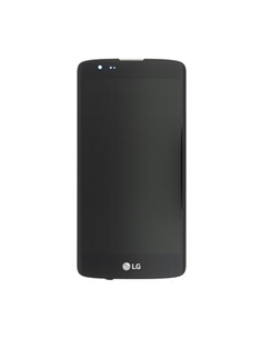 Lcd + touch originale con frame per lg k8 k350 nero - [RCLGK8FLCB]