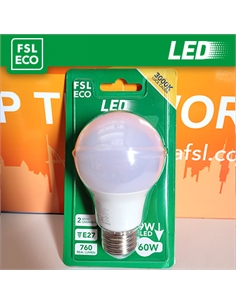 Lampada goccia blister - 9w 3000k e27 - [FLEA60B9W30K27]