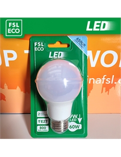 Lampada goccia blister - 9w 6500k e27 - [FLEA60B9W65K27]