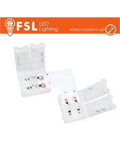 Connettore rapido l per strip led monocolore 10mm - [FLSNG-L]