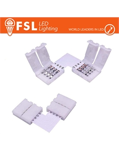 Connettore rapido l per strip 10mm led rgb - [FLRGB-L]