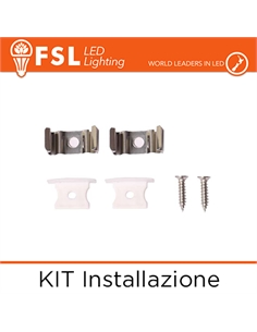 Accessori installazione per profilo ad incasso - [FLPAB-REC2M]