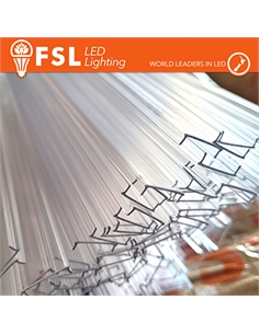 Cover trasparente per profilo ad incasso - 2 metri - [FLPAC1-REC2M]