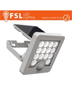 Faro da esterno solare con sensore di movimento 40w (4 led) - [FLFSW303W]