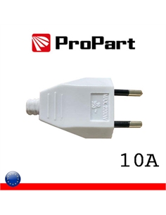Spina 10a 2 poli polybag angoli squadrati - [PESP1S-WP]