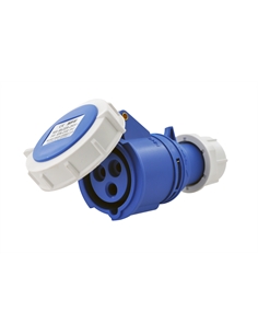 Presa mobile diritta indust. cee 16a-6h 2p+t 220-250v ip67 - [PEI2132]