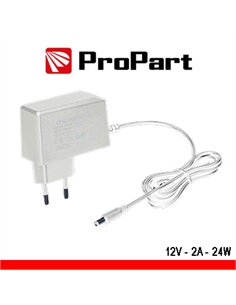 Alimentatore switching tensione cost 12vdc 2a (24w) bianco - [PEA18V-12V2AW]