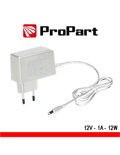 Alimentatore switching tensione cost 12vdc 1a (12w) bianco - [PEA12V-12V1AW]