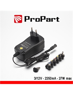Alimentatore switching multitensione 3-12v 2000ma 24w max - [PEAV-312V2000]