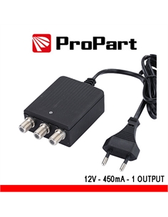 Alimentatore per amplificatori d'antennatv 12v 450ma 2uscite - [PEA12V-4503]