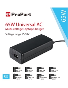 Alimentatore universale notebook multi-voltaggio 65w - [PEN-1520V65W]