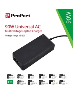 Alimentatore universale notebook multi-voltaggio 90w - [PEN-1520V90W]