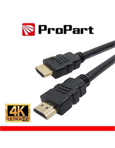 Cavo hdmi 2.0 high speed 4k 3d con ethernet 1m sp-sp nero - [TR-H1SS-BK]