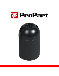 Portalampada E27 4A 250V x cavo 0.5-2.5mm2 60w nero - [PEL502055-BK]