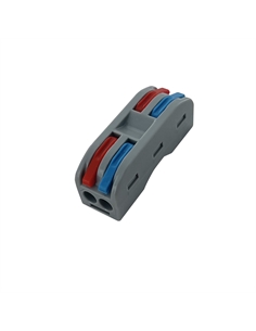 Connettore a leva per cavi 2 fori per lato - 30pz - [PECT2]