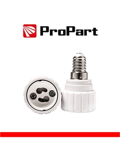 Adattatore per lampada da E14 a GU10 - 2A 250V - 40W max - [PRO-PEL1410]