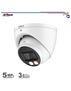 DOME 5 MP HDCVI Full-color IP67, Starlight , Ottica fissa da 2,8mm, distanza LED 40 m - [DH-HAC-HDW1509T-A-LED]