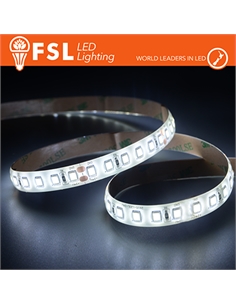 Striscia led 5m ip65 silicon 2835 24v - 6w/m 60led/m 3000k - [FLS624V65IP30K]
