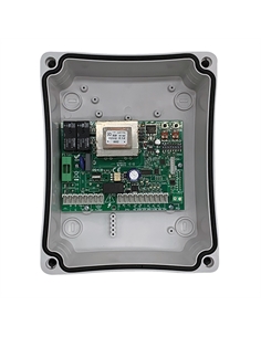 Centrale per un motore per serranda o cancello scorrevole, 230 Vac, finecorsa. Radio integrata, facile programmazione - [YKE-900