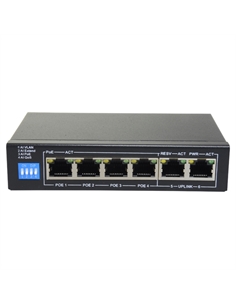 SF-SW0604POE-60 Safire Switch PoE - 4 porte + 2 Uplink RJ45 - [SF-SW0604POE-60]