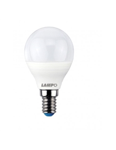 Lampada LED 8W E14 a sfera classica e colore della luce freddo 6400K, non dimmerabile - [LMO-SF458WE14BF]
