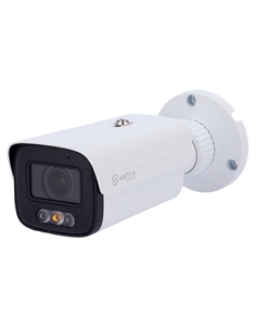 Telecamera Bullet IP 4Mpx, Ottica 2.8-12mm, Audio, gamma B1 IA Classificazione di persone, 0 Lux -Dual Light Portata 50 m, IP67,