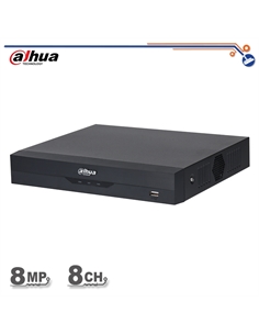 Dahua XVR5108HS-4KL-I3 DVR Penta brid 8 canali HDCVI/AHD/TVI/CVBS-IP 8+8 extra fino 8Mp, compress. video AI CODING/H265+/H265/H2