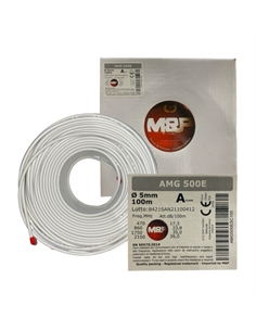 Cavo TV classe A coassiale schermato isolato per la ricezione del segnale tv digitale terrestre e satellitare (matassa da 100mt)