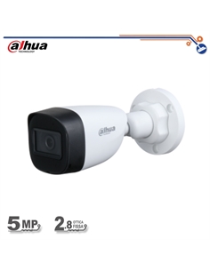 Dahua HAC-HFW1500C Telecamera 4in1 Bullet 5Mp, ottica fissa 2.8 mm, IR 30mt, Plastica , 12VDC - [DH-HAC-HFW1500C]