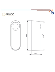 FOTOCELLULE MINI DA ESTERNO - [YKE-900FT23] 2