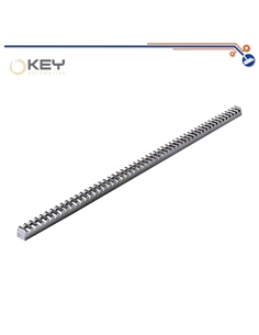 CREMAGLIERA M6 IN FERRO 30X30MM L 1000MM - [YKE-900CREM-30]