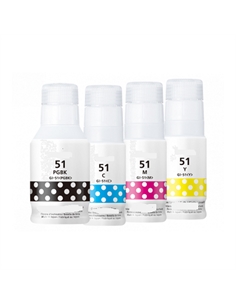 Ciano 70ml com pixma g1520,1560,2420,2560,3520,3460 gi41/51 - [ARCAGI51C]