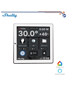 Shelly wall display - pannello a muro con display touch bianc - [SH-WALLW]