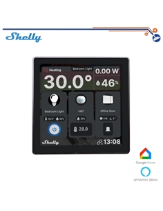 Shelly Wall Display -Pannello a muro con Display touch Nero - [SH-WALLB]