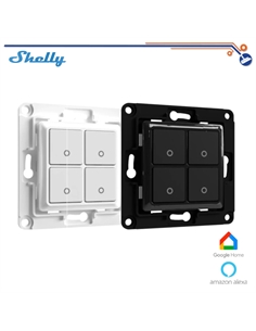 Shelly Wall switch 4 - Interruttore da parete 4 tasti bianco - [SH-WS4W]