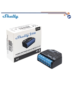 Shelly Plus 2PM - Smart Relay Tapparelle 16A AC/DC WiFi + PM - [SH-PLUS2PM] 2