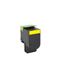 Yellow compatible for cx310,cx410,cx510-2k 80c2sy0(802sy) - [LEXC802SY]