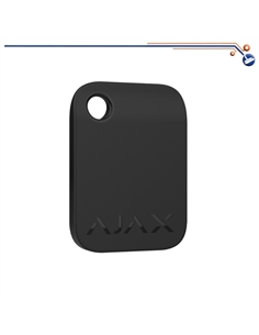 Ajax Portachiavi contactless (3 pezzi), tecnologia Mifare DESFire®, compatibile con KeyPad Plus, colore Nero - [AJ-TAG-X3-B]