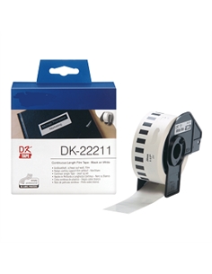 White 29mmx15.24m compa brother p-touch ql1000,1050,1060,820 - [NCDK22211]