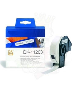 White 17mmx87mm 300psc for brother p-touch ql1000 1050 1060 - [NCDK11203]