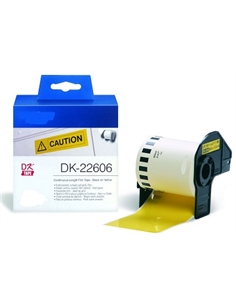 Yellow  62mmx15.24m  for brother p-touch ql1000 1050 1060 - [NCDK22606]