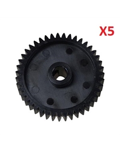 5xlower roller gear 43t lexmark mx ms 710,810,811 812 - [LEXCE2829]